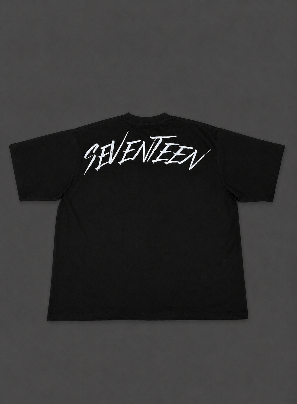 XVII 001 Black Boxy Oversized Tee