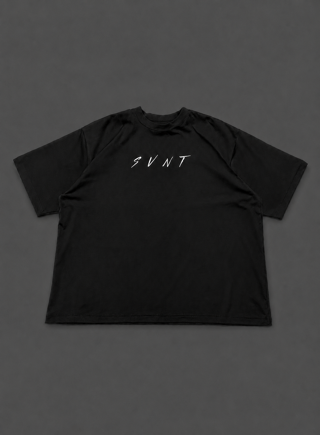 XVII 001 Black Boxy Oversized Tee