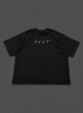 XVII 001 Black Boxy Oversized Tee